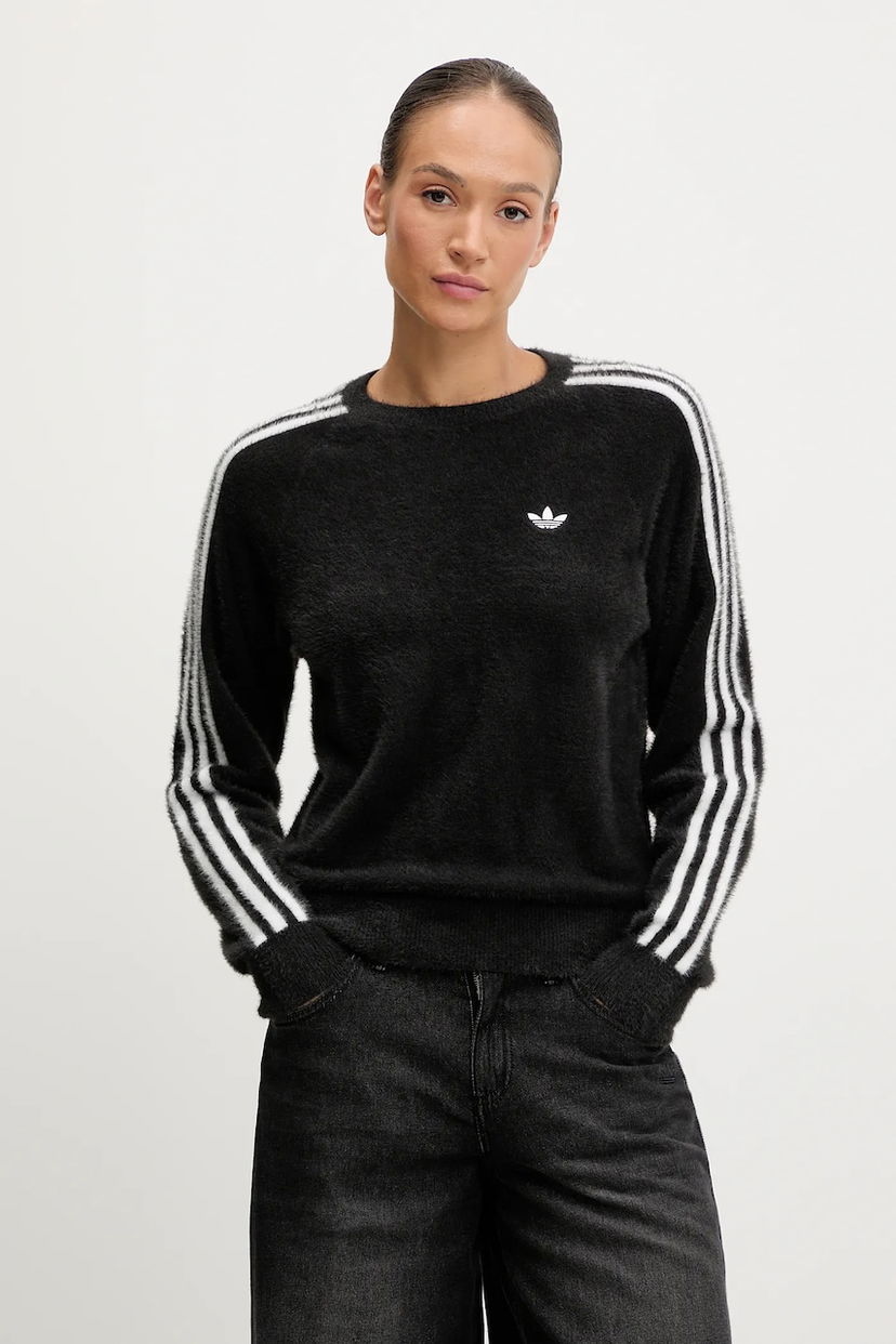 Villapaita adidas Originals adidas Originals Holiday Fuzzy Sweater Musta | JX7813