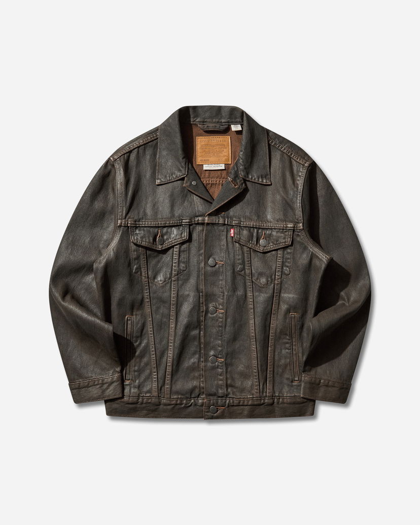 Takki Levi's Relaxed Premium Trucker Jacket Ruskea | A5782 0070