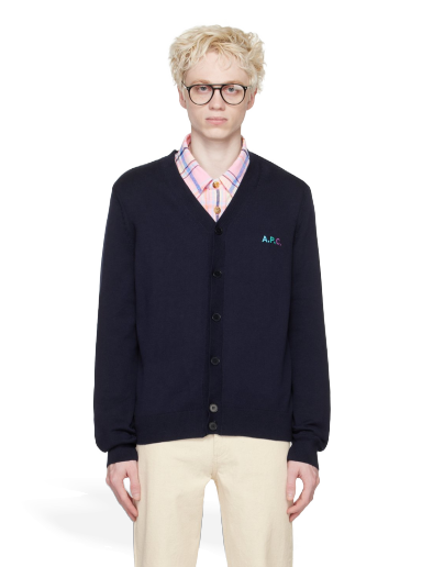 Villapaita A.P.C. Navy New Joseph Cardigan Tummansininen | COGDK-H22229