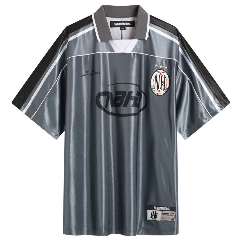 Paita Neighborhood Neighborhood Game Shirt, Size Large Harmaa | 251FPNH-CSM16-GRY