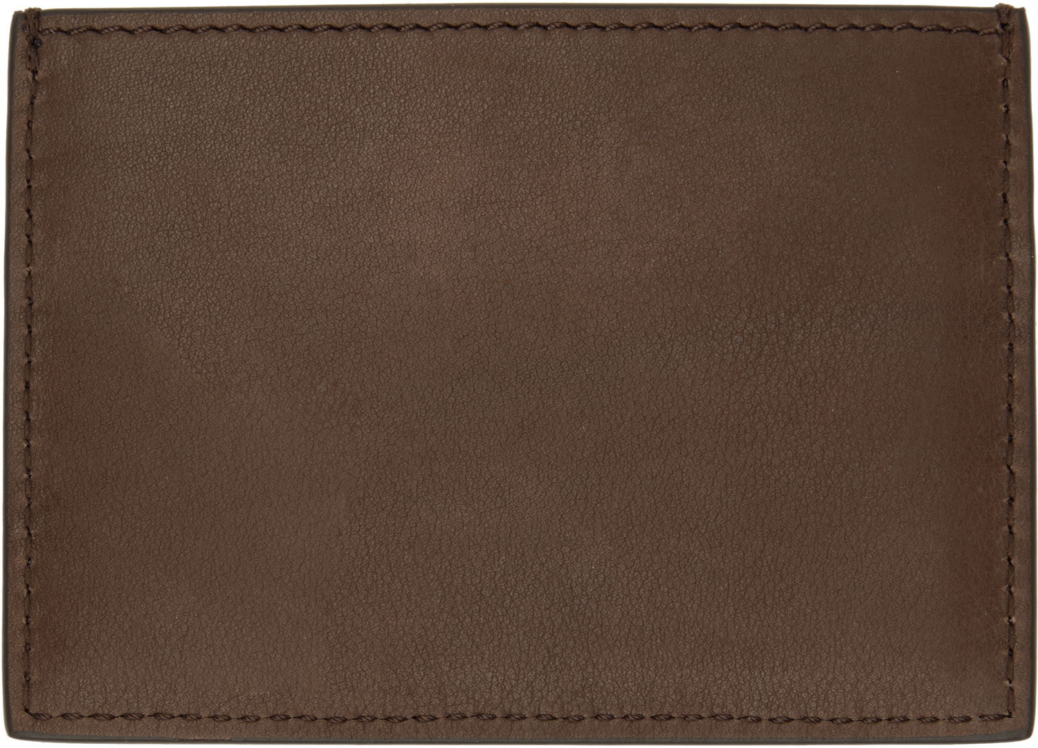 Lompakko Thom Browne Thom Browne Soft Calf Leather Single Card Holder Ruskea | MAW020L-L0117, 1