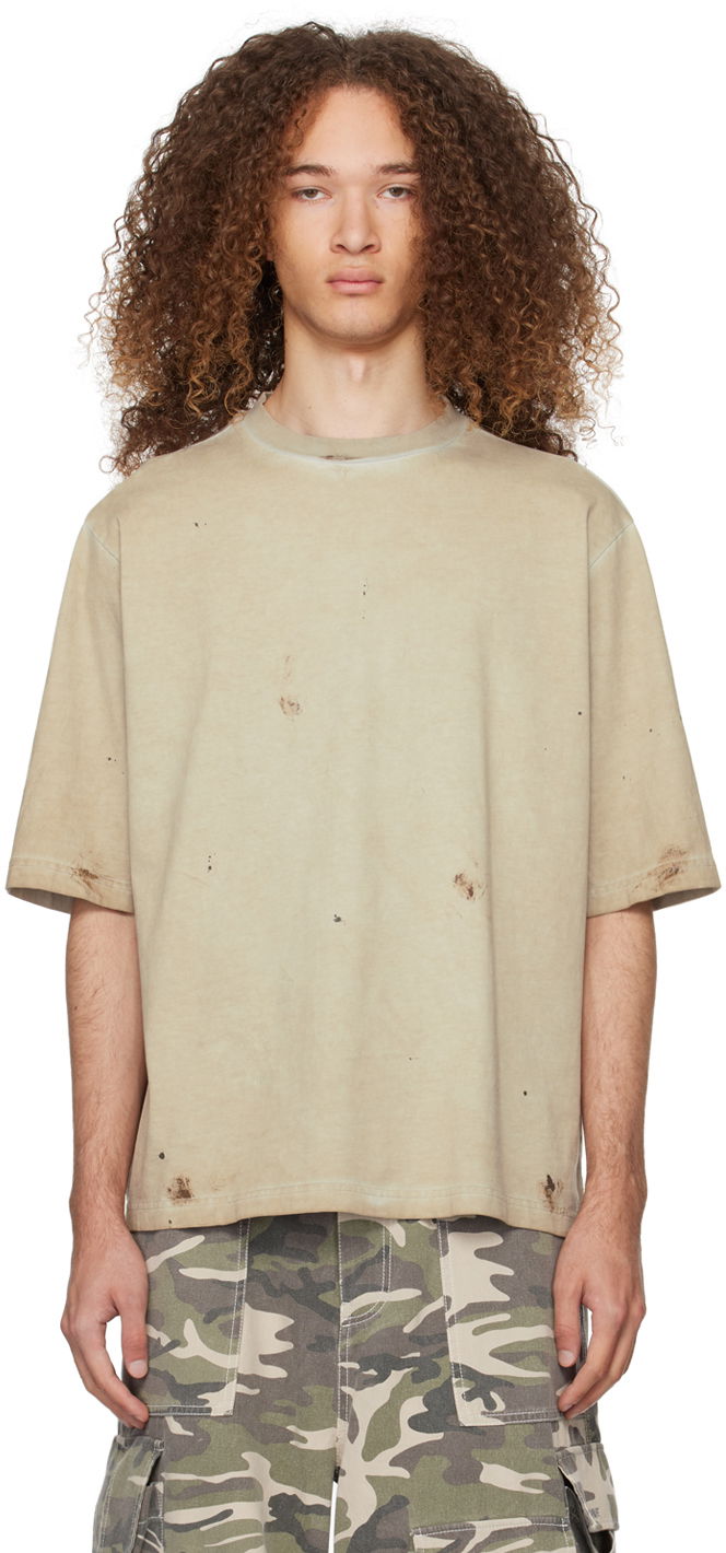 T-paita We11done We11done Faded T-Shirt Vihreä | WD-TT0-24-895-U-BG