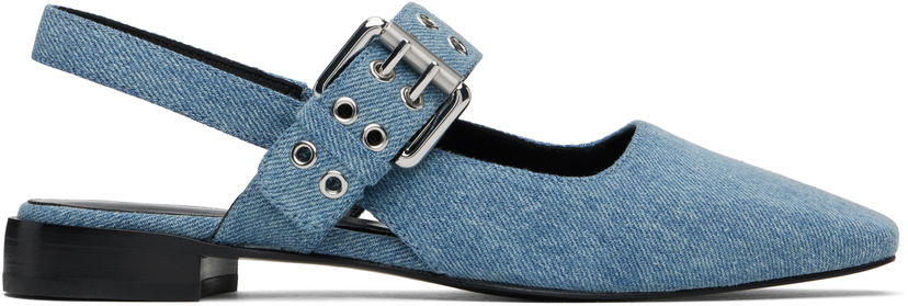 Vaatteet rag & bone rag & bone Astra Slingback Ballerina Flats Sininen | WFF24SF002UB2