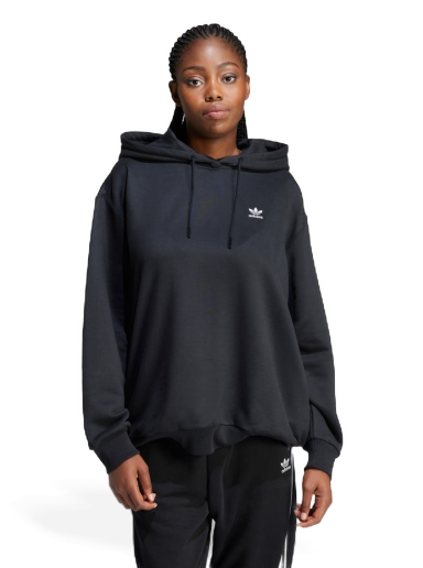 Huppari adidas Originals Trefoil Oversized Hoodie Musta | IU2409