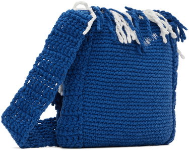 Olkalaukku ADER ERROR Fringe Knitted Shoulder Bag Sininen | BMADSSBA0302BL, 2
