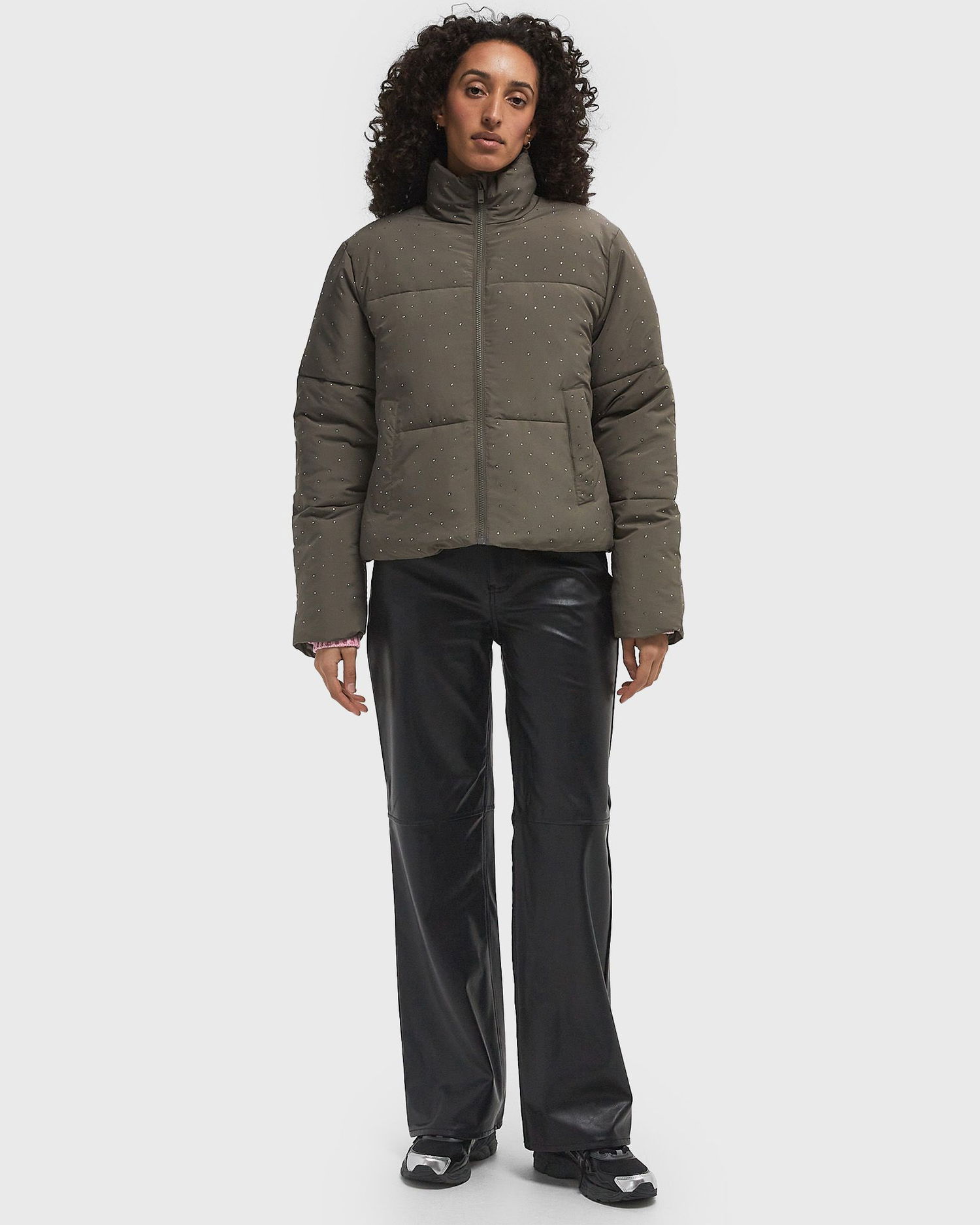 Puffer takki envii Envii ENWINDSOR Puffer Jacket, Size L Vihreä | E24400096-BUNGEE_CORD, 1
