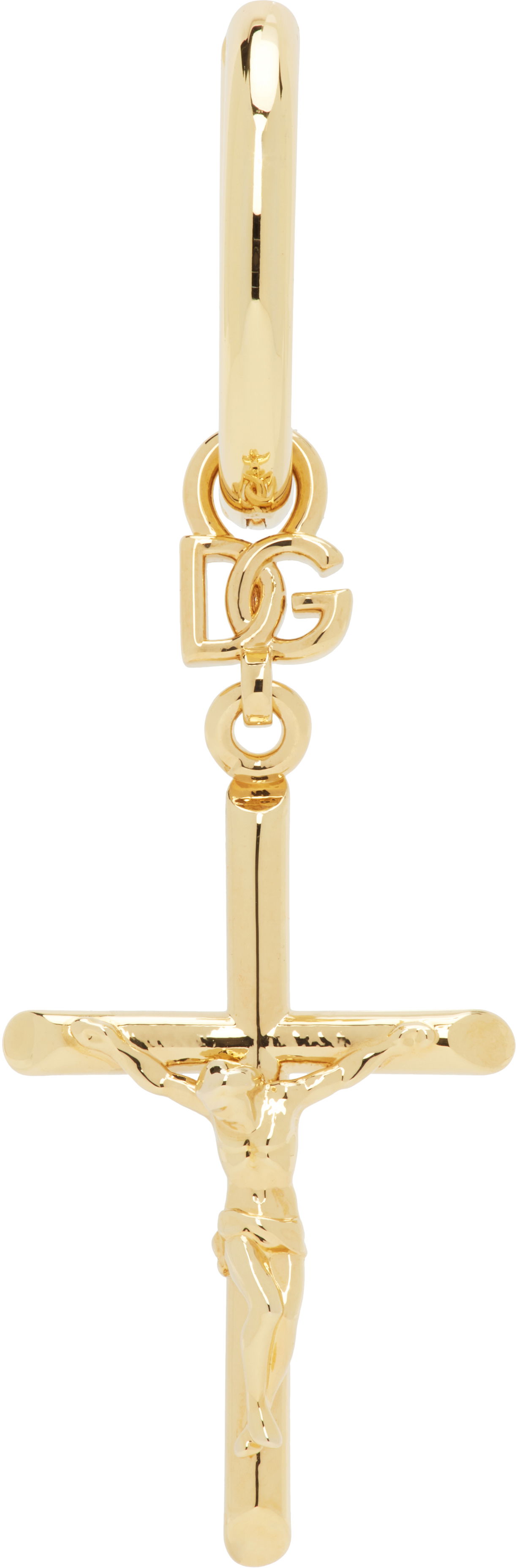 Korvakorut Dolce & Gabbana Dolce&Gabbana DNA Cross Single Earring Keltainen | WEQ1D1W1111, 0