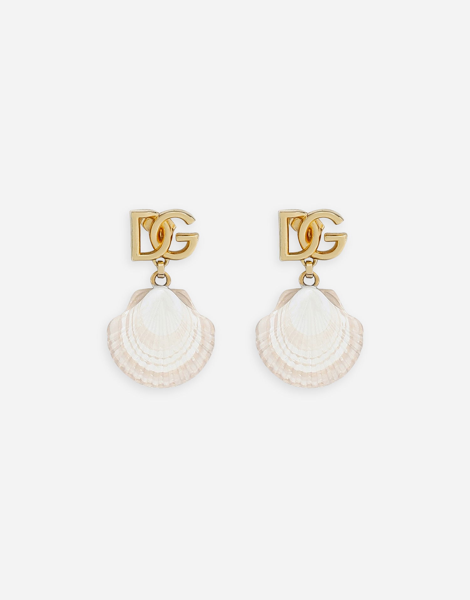Korvakorut Dolce & Gabbana Gold-tone Shell Dangle Earrings Metallinen | WEQ6A1W1111ZOO00, 0
