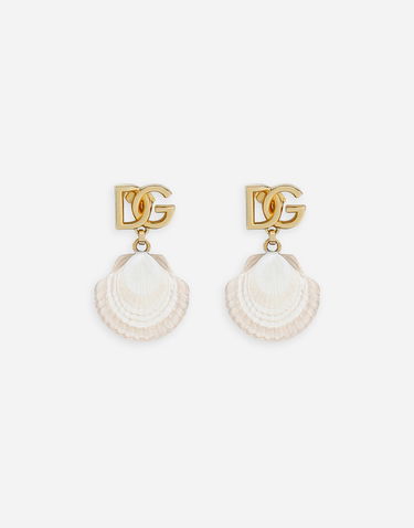 Korvakorut Dolce & Gabbana Gold-tone Shell Dangle Earrings Metallinen | WEQ6A1W1111ZOO00, 0