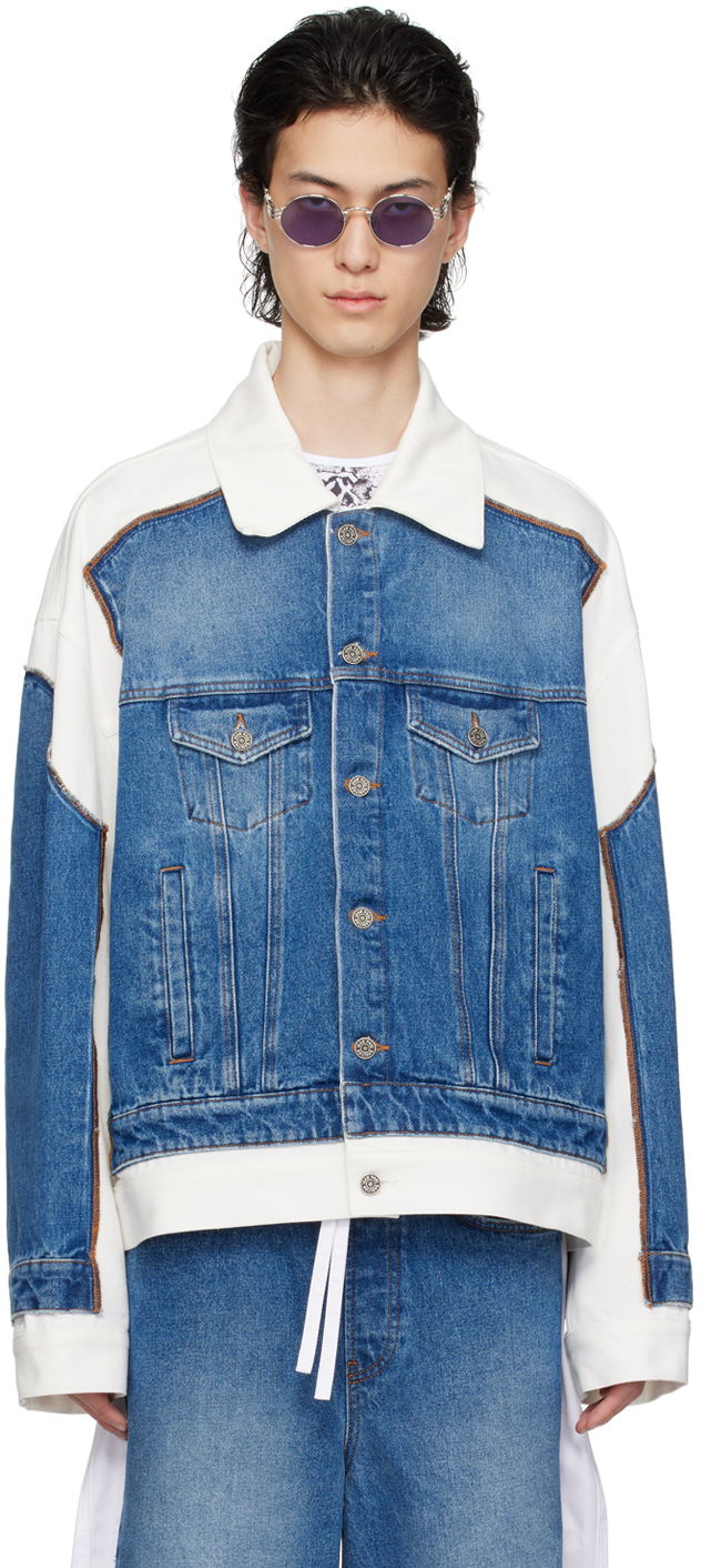 Takki Jean Paul Gaultier Gaultier 'The Trompe L'œil' Denim Jacket Sininen | 24/25-U-VE039I-D013-5701, 0