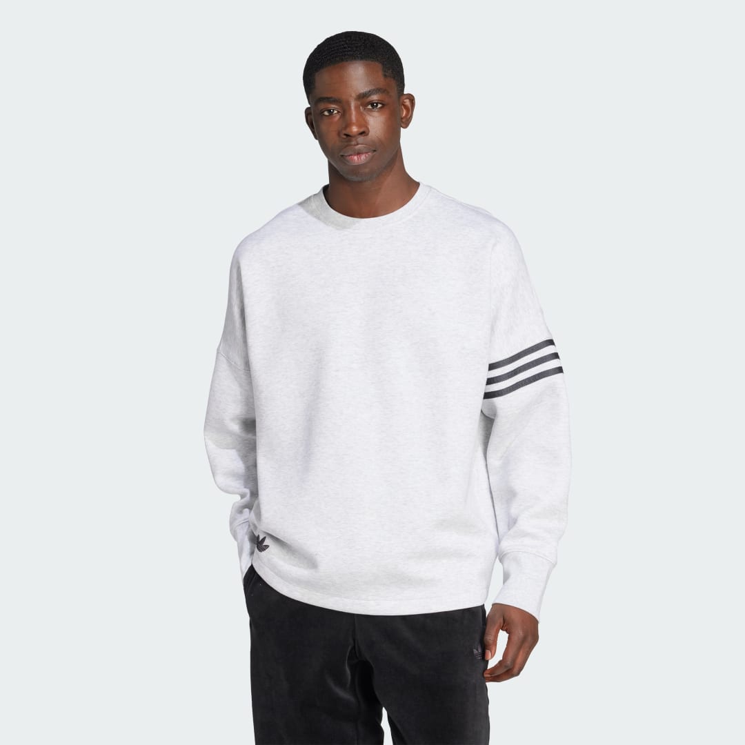 Huppari adidas Performance Neuclassics Oversized Crew Sweatshirt Harmaa | JW7920, 0