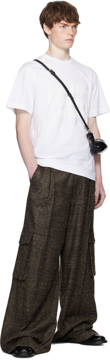 T-paita Simone Rocha Simone Rocha Daisy Chain Print T-Shirt Valkoinen | 5195P46-M 0569, 3
