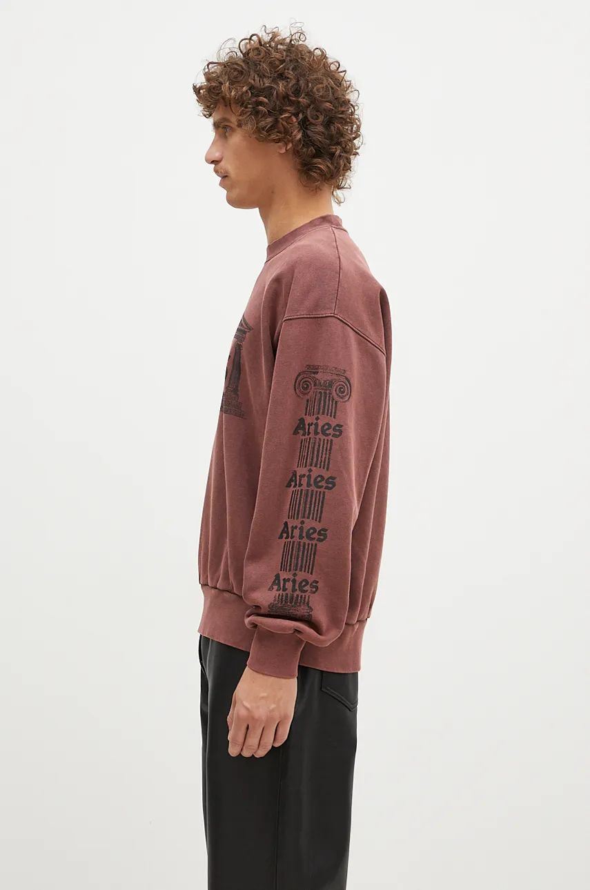 Huppari Aries Aged Ancient Column Sweatshirt With Print Punainen | AR2003302, 1