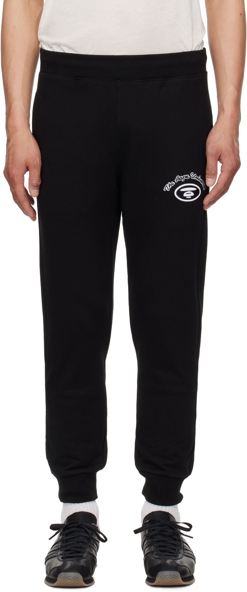 Verryttelyhousut AAPE by A Bathing Ape AAPE by A Bathing Ape 'AAPE' Basic Sweatpants Musta | AAPPTMB698XXNBKX