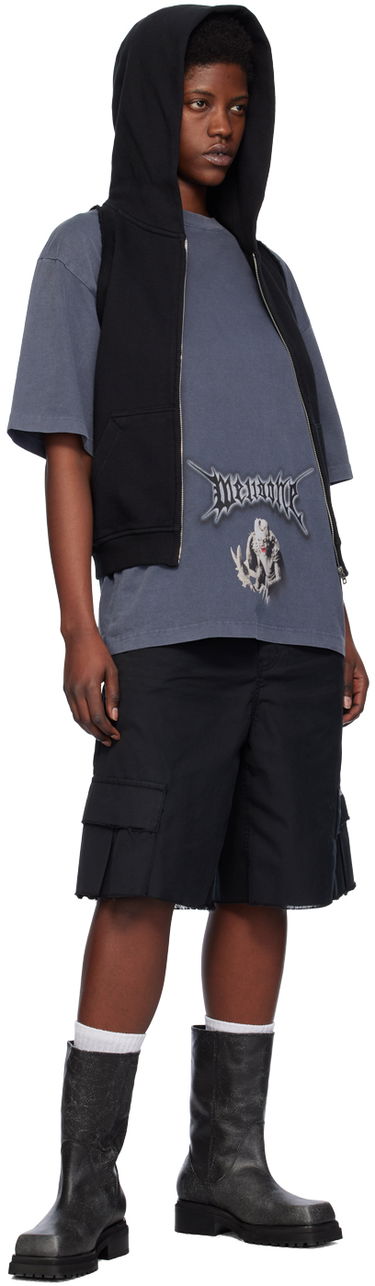Shortsit We11done We11done Cropped Cargo Shorts Musta | WD-DP0-24-344-M-BK, 3