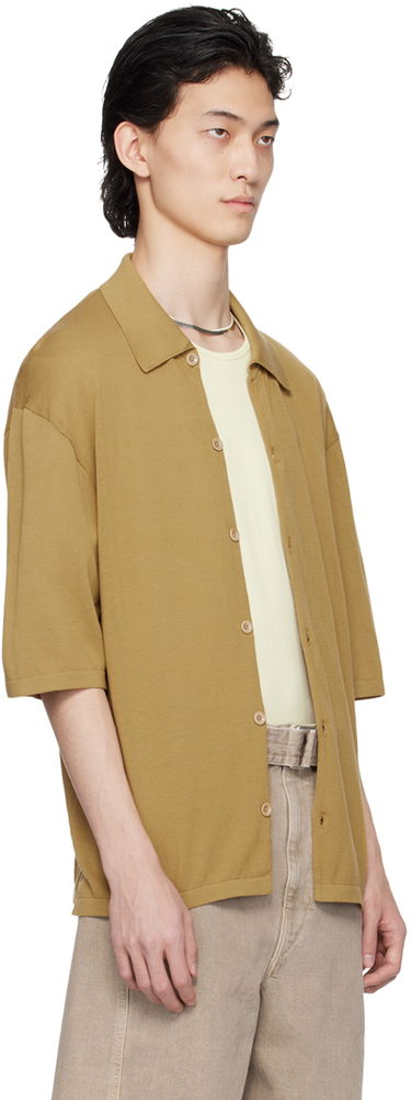 Paita LEMAIRE LEMAIRE Button Knit Shirt Punainen | TO1225 LK116, 4