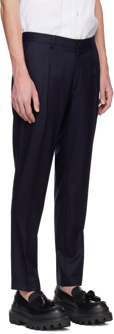 Housut Dolce & Gabbana Tailored Flannel Trousers Sininen | GW13ETFU21Q, 1