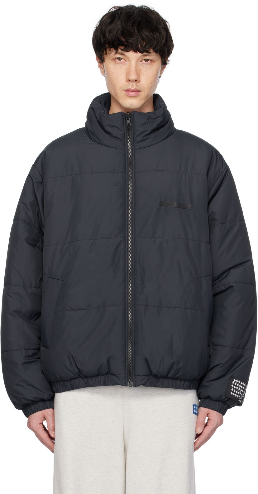 Puffer takki Ksubi Sott Reversible Puffer Jacket Tummansininen | MPS25JK015