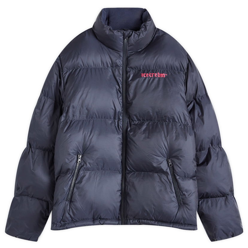 Puffer takki BBC IceCream ICECREAM Running Dog Puffer Jacket Tummansininen | IC24401-NVY