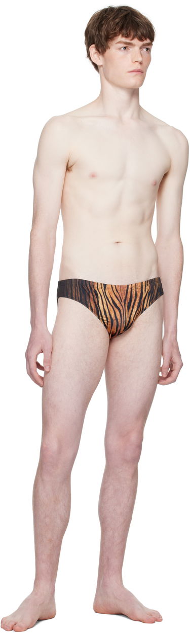 Uimapuvut Jean Paul Gaultier Jean Paul Gaultier 'The Wood' Swim Briefs Ruskea | 25/03-M-SW072-J009P-0060, 3