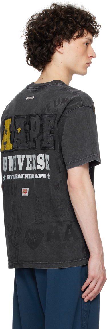 T-paita AAPE by A Bathing Ape AAPE by A Bathing Ape Fancy Main T-Shirt Musta | AAPTEM1671XXNBKL, 2