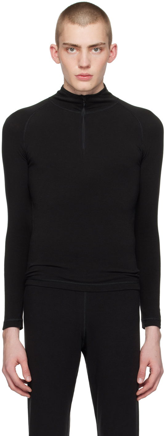 Villapaita Balenciaga 3B Sports Icon Ski Turtleneck Musta | 773688-TPVQ4-1000