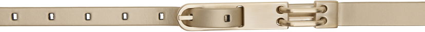 Vyöt Rick Owens Rick Owens Spalla Tongue Belt Beige | RA01E0680 LGEMGH