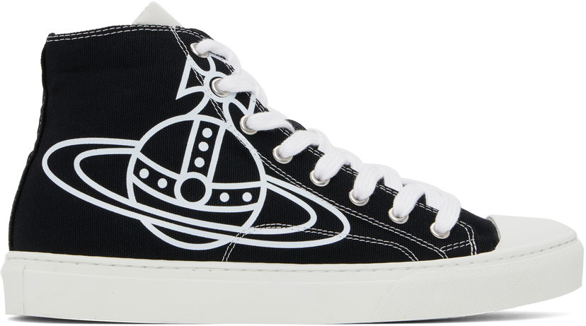 Vaatteet Vivienne Westwood Vivienne Westwood High-Top Plimsoll Musta | 75010001M-W015B-