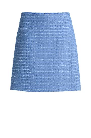 Hame BOSS Textured Bouclé Mini Skirt Sininen | 50530995