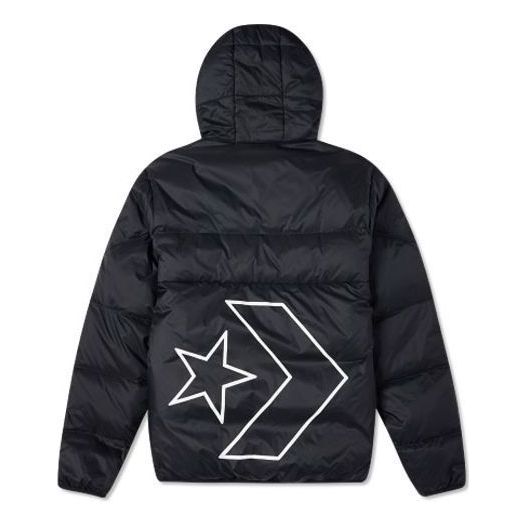 Puffer takki Converse Classic Casual Warm Down Jacket Musta | 10023695-001