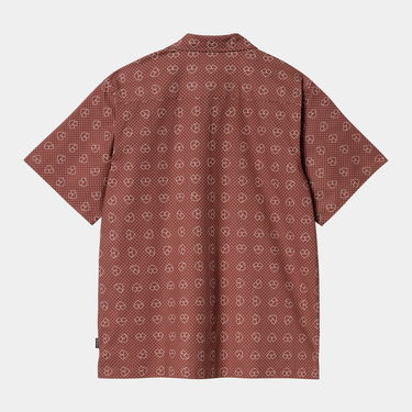 Paita Carhartt WIP Carhartt WIP Furoshiki Print Short Sleeve Shirt Ruskea | I034549_15, 4
