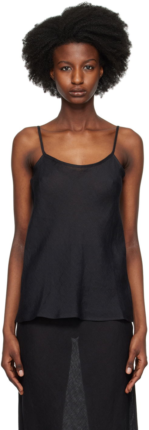 Tankkitoppi Baserange Dydine Black Camisole Top Musta | TODY-SL-000