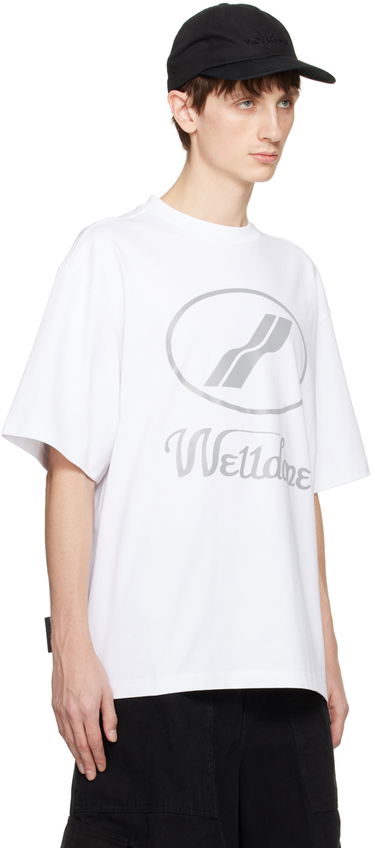 T-paita We11done Designer Logo-Print T-Shirt Valkoinen | WD-TP5-19-930-WH, 1