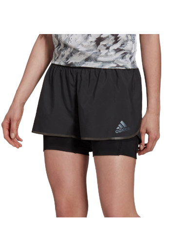 Shortsit adidas Performance Adizero 2v1 Musta | h31150