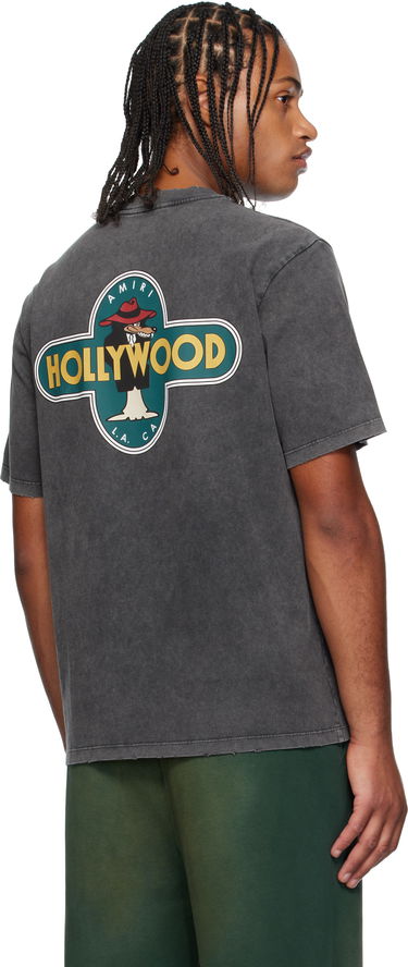 T-paita AMIRI AMIRI 'Hollywood' Wolf Graphic T-Shirt Musta | AMJYTE1266, 2