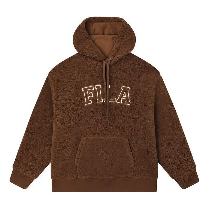 Huppari FILA Warm Fleece Hoodie Ruskea | F11U339203F-DK