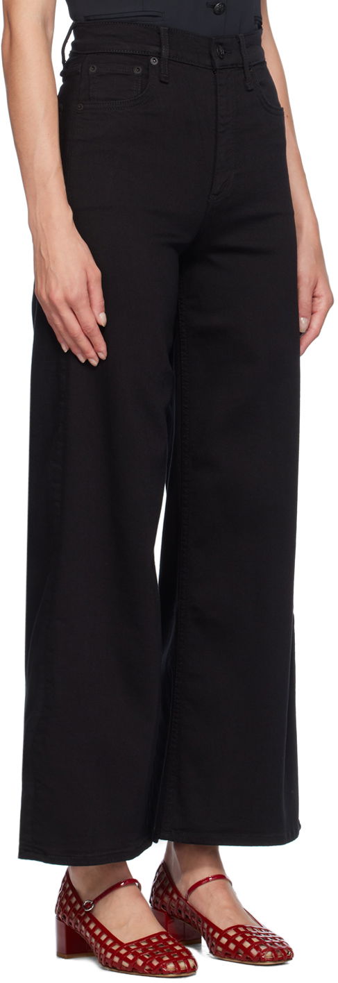 Jeans rag & bone Sofie Ankle Ultra Wide-Leg Jeans Musta | WDD24F3000N5BL, 1
