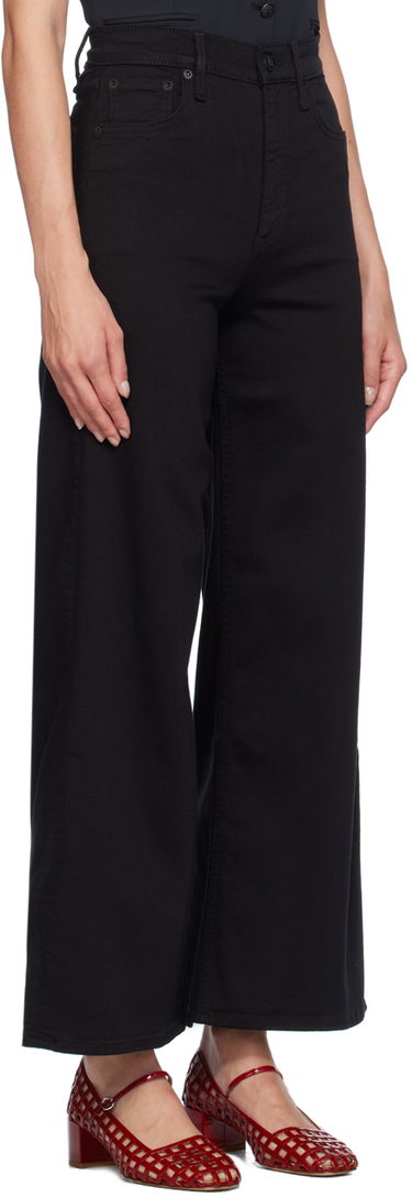 Jeans rag & bone Sofie Ankle Ultra Wide-Leg Jeans Musta | WDD24F3000N5BL, 1