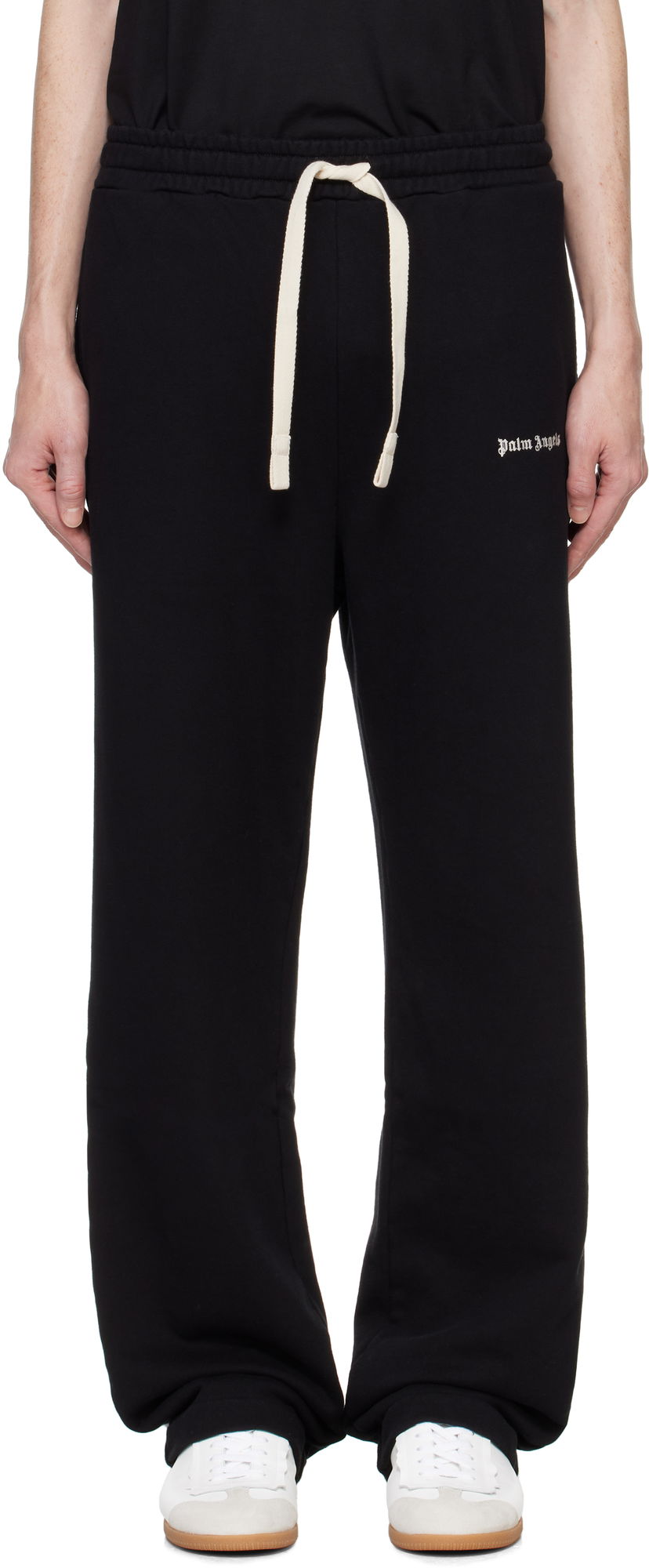 Verryttelyhousut Palm Angels Sweatpants Classic Logo Musta | PMCH022C99FLE0011003