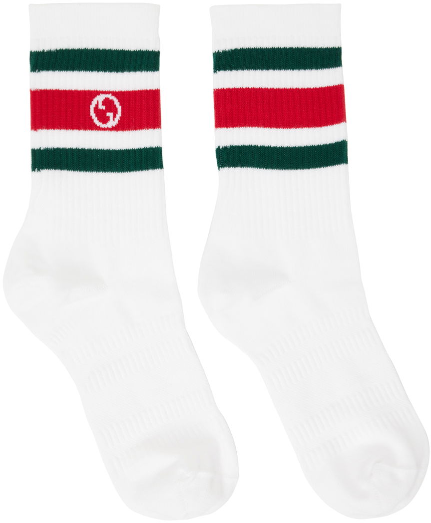 Alusvaatteet ja sukat Gucci Round Interlocking G Valkoinen | 750705 4GADU, 0