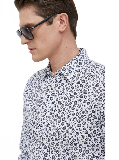 Paita BOSS slim Valkoinen | 50490368