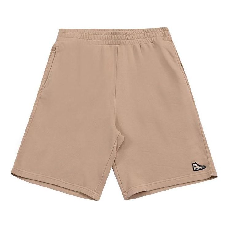 Shortsit Converse Converse Go-To Patch French Terry Shorts Beige | 10024765-A02