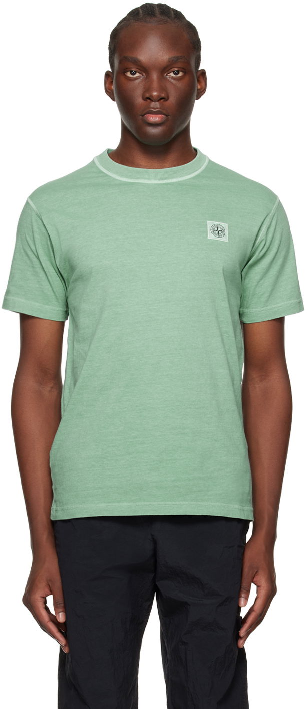T-paita Stone Island Patch T-Shirt Vihreä | 801523757