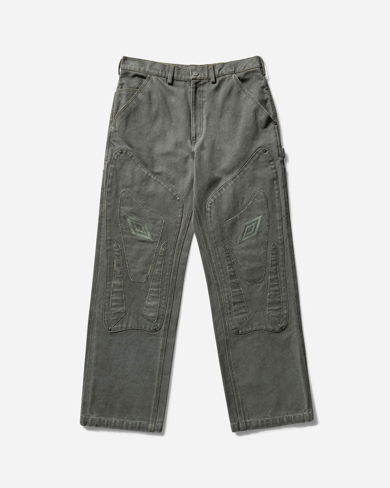 Cargo housut Umbro Shinguard Canvas Pants Harmaa | UBMW0338FA213 GRN0010, 1