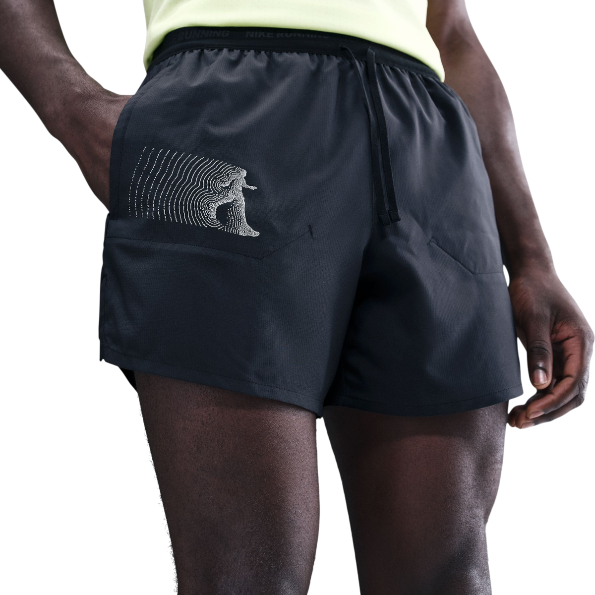 Shortsit Nike Stride 5" Running Shorts Musta | ih2820-010, 0