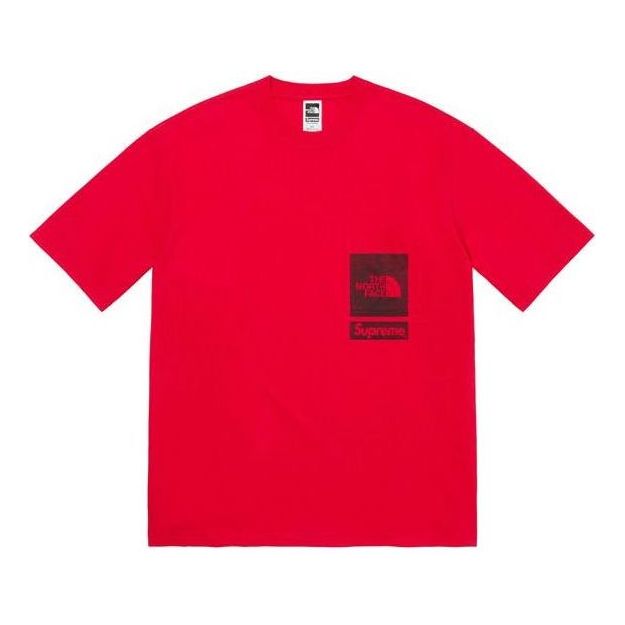 T-paita Supreme Pocket Print T-Shirt Punainen | SUP-SS23-074