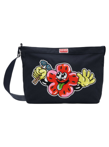 Käsilaukku KENZO Paris BOKE Boy Large Messenger Bag Musta | FD55SA919F34