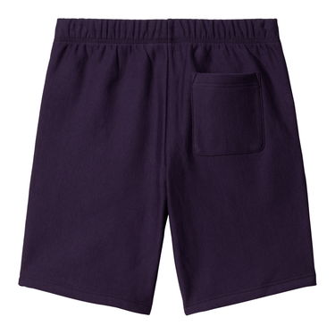Shortsit Carhartt WIP American Script Sweat Short "Cassis" Tummansininen | I031685_1N8_XX, 5