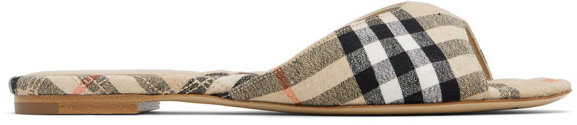 Asusteet Burberry Burberry Check Mews Sandals Beige | 8106160