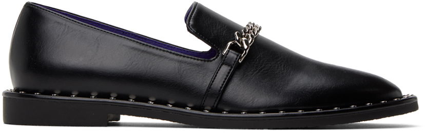 Tennarit ja kengät Stella McCartney Falabella Chain Loafers Musta | 810298W0U70